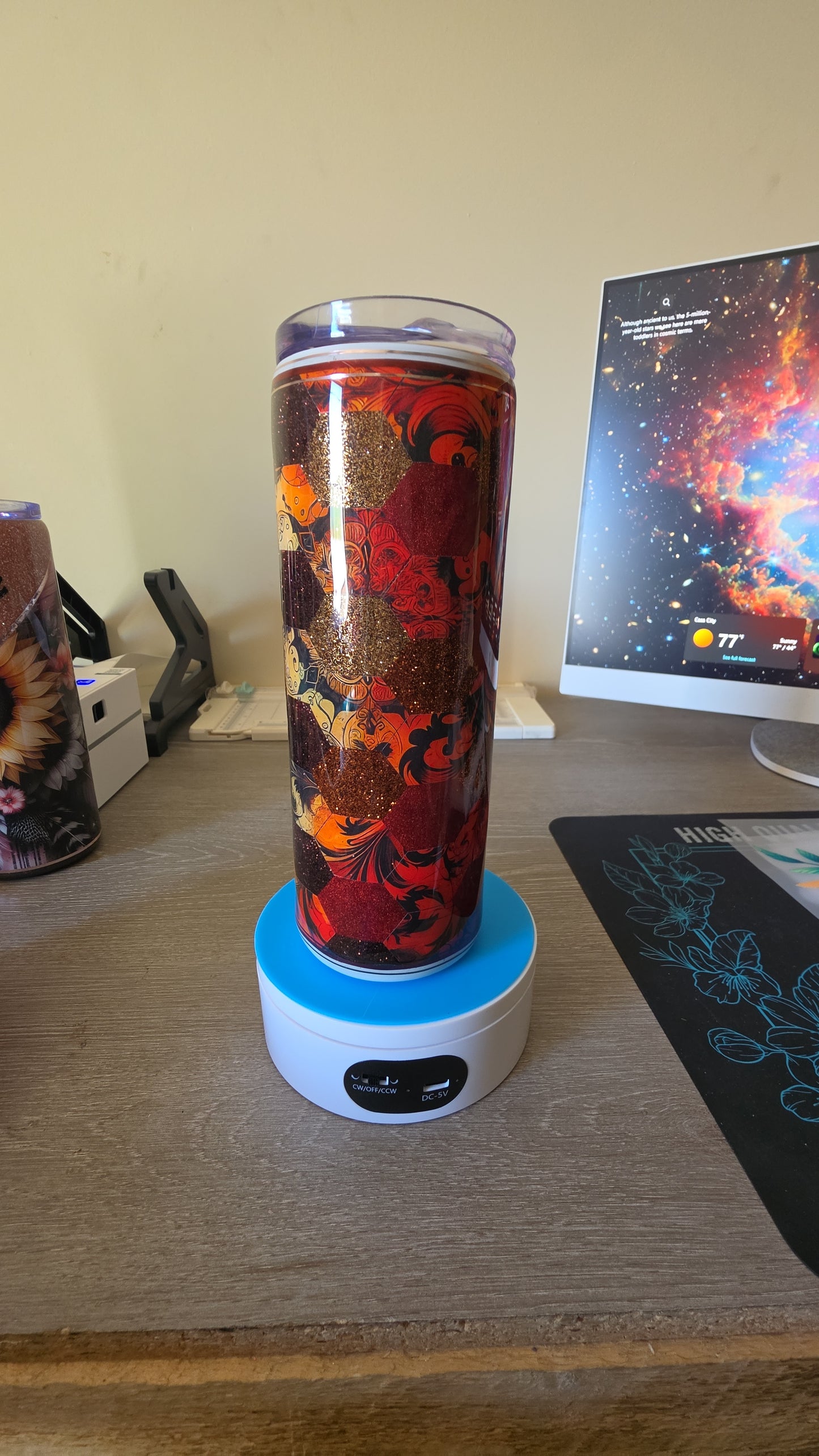 Hand made tumbler